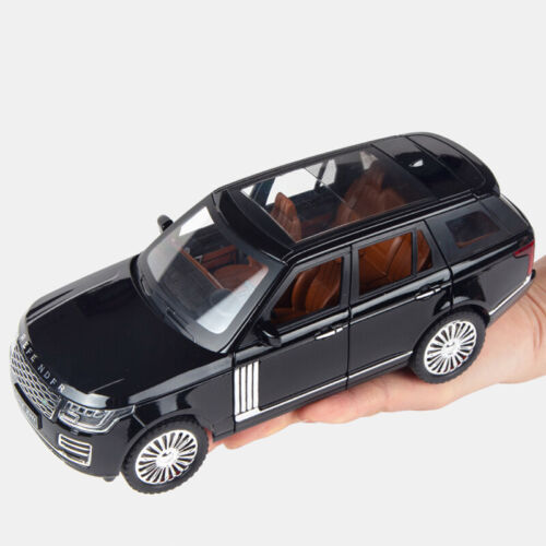 ARNIYAVALA 1:24 Land Rover Range Rover SUV Model Car Toy Collection Sound Light Kid Gift Alloy Metal Pull Back Toy car for Kids with Openable Doors & Light, Music Toy Vehicle for Kids